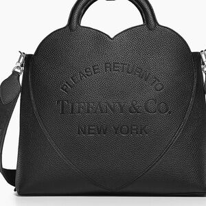 Tiffany & Co. Black Heart Shoulder Bag
